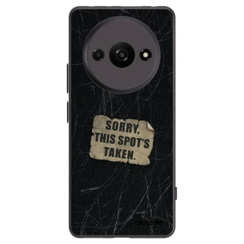 Picasee husă neagră din silicon pentru Xiaomi Redmi A3 - SORRY