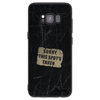 Picasee husă neagră din silicon pentru Samsung Galaxy S8 G950F - SORRY