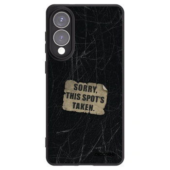 Picasee husă neagră din silicon pentru Samsung Galaxy S25 Edge 5G - SORRY