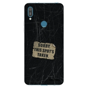 Picasee husă transparentă din silicon pentru Huawei Y7 2019 - SORRY