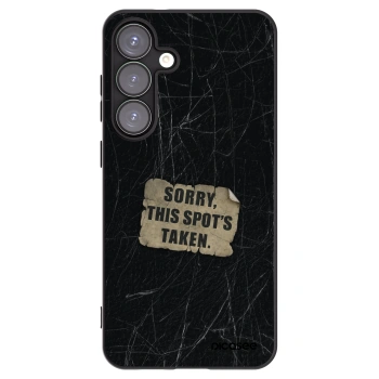 Picasee husă neagră din silicon pentru Samsung Galaxy S25+ 5G - SORRY