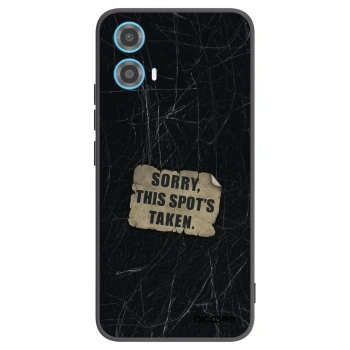 Picasee husă neagră din silicon pentru Motorola Moto G34 5G - SORRY
