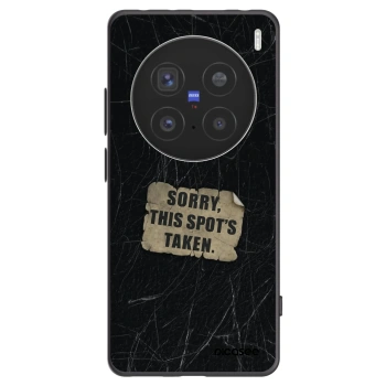 Picasee husă neagră din silicon pentru Vivo X200 Pro - SORRY