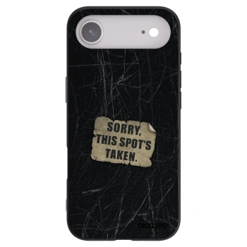 Picasee husă neagră din silicon pentru Apple iPhone Air - SORRY