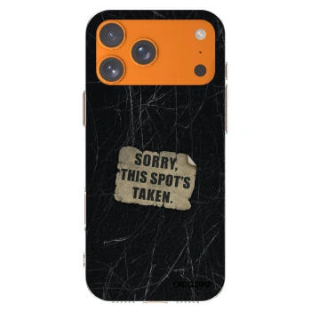 Picasee husă transparentă din silicon pentru Apple iPhone 17 Pro Max - SORRY