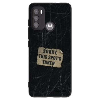 Picasee husă neagră din silicon pentru Motorola Edge 60 5G - SORRY