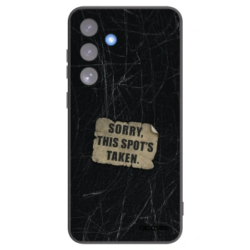 Picasee husă neagră din silicon pentru Samsung Galaxy S25 FE 5G - SORRY