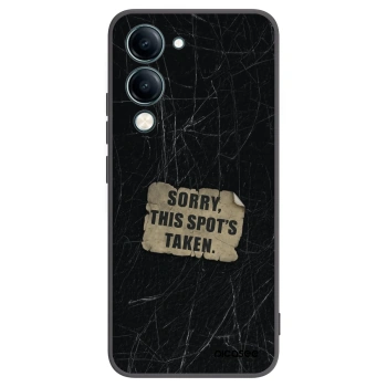 Picasee husă neagră din silicon pentru Vivo Y29s 5G - SORRY