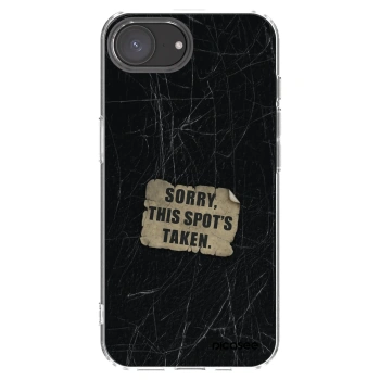 Picasee husă transparentă din silicon pentru Apple iPhone 17e - SORRY