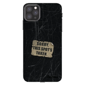 Picasee husă transparentă din silicon pentru Apple iPhone 11 Pro Max - SORRY