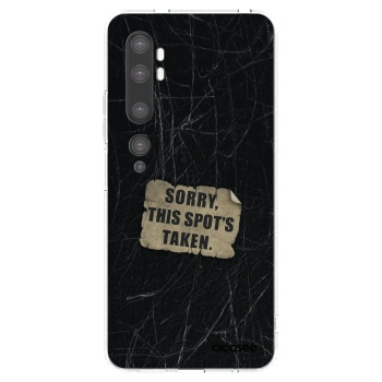 Picasee husă transparentă din silicon pentru Xiaomi Mi Note 10 (Pro) - SORRY