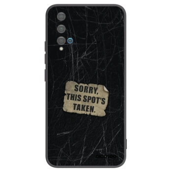 Picasee husă neagră din silicon pentru Huawei Nova 5T - SORRY
