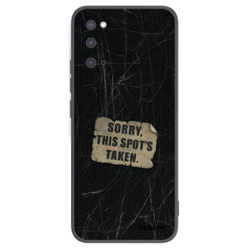 Picasee husă neagră din silicon pentru Samsung Galaxy S20 G980F - SORRY