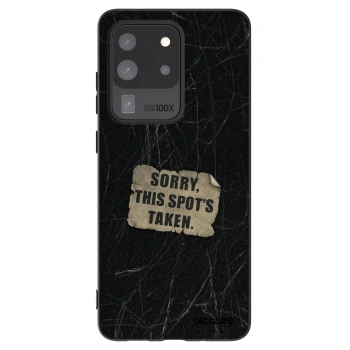 Picasee husă neagră din silicon pentru Samsung Galaxy S20 Ultra 5G G988F - SORRY