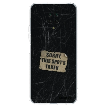 Picasee husă transparentă din silicon pentru Xiaomi Redmi Note 9 Pro - SORRY