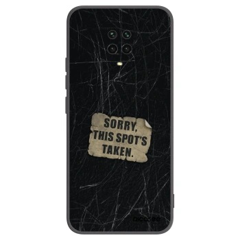 Picasee husă neagră din silicon pentru Xiaomi Redmi Note 9 Pro - SORRY