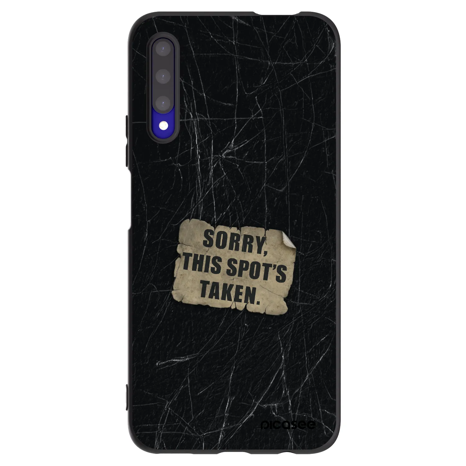 Picasee husă neagră din silicon pentru Honor 9X Pro - SORRY