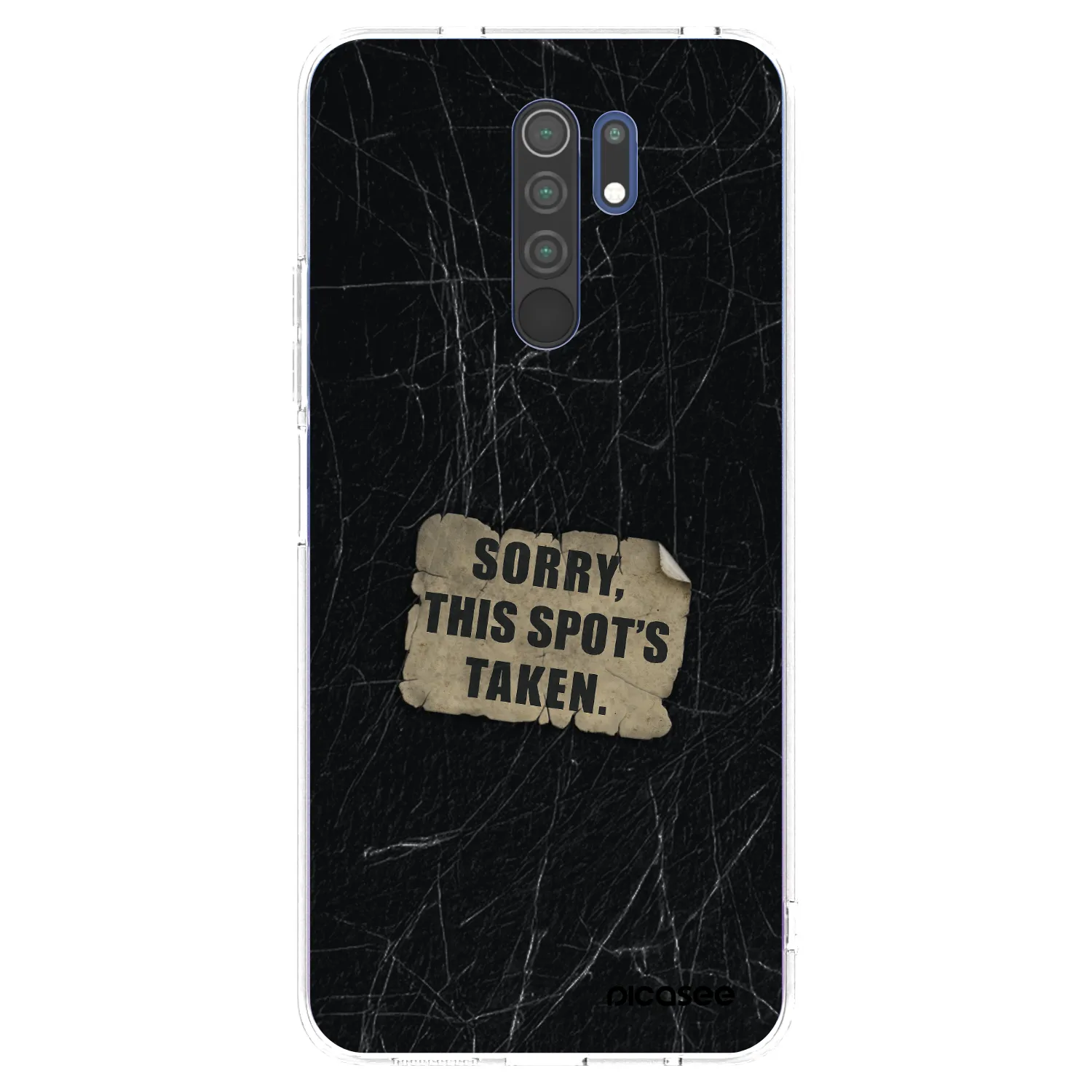 Picasee husă transparentă din silicon pentru Xiaomi Redmi 9 - SORRY