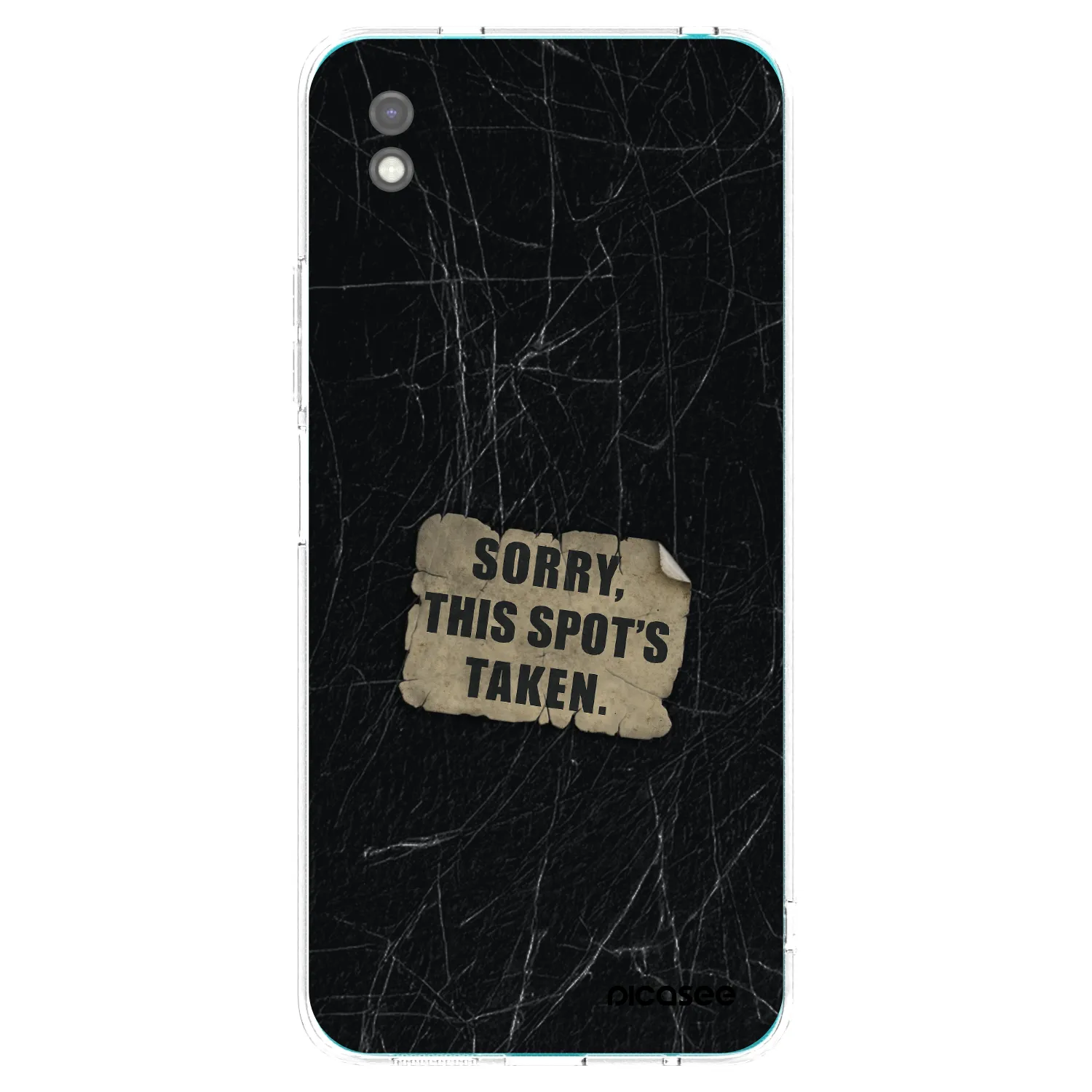 Picasee husă neagră din silicon pentru Xiaomi Redmi 9A - SORRY