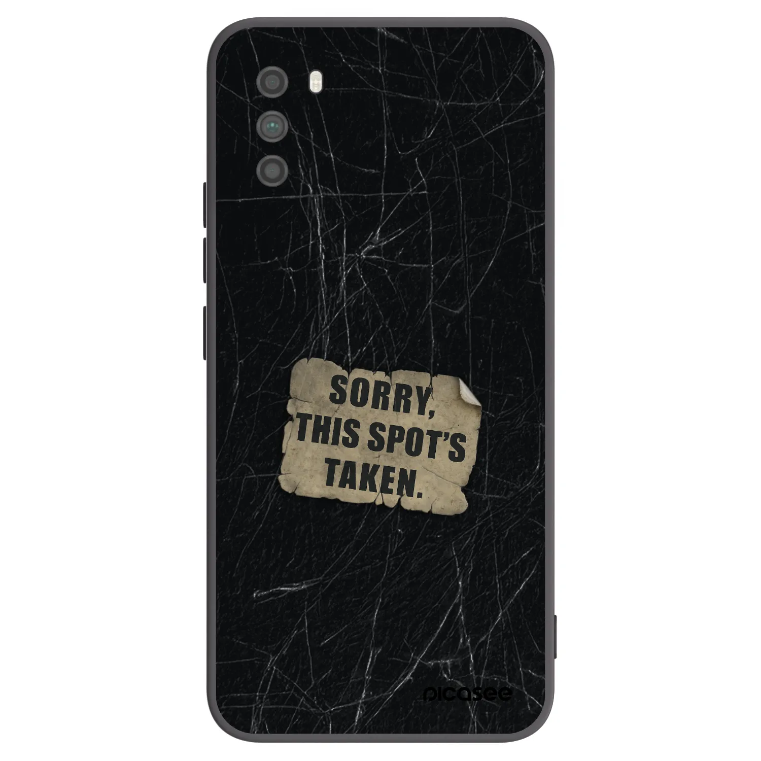 Picasee husă neagră din silicon pentru Xiaomi Poco M3 - SORRY
