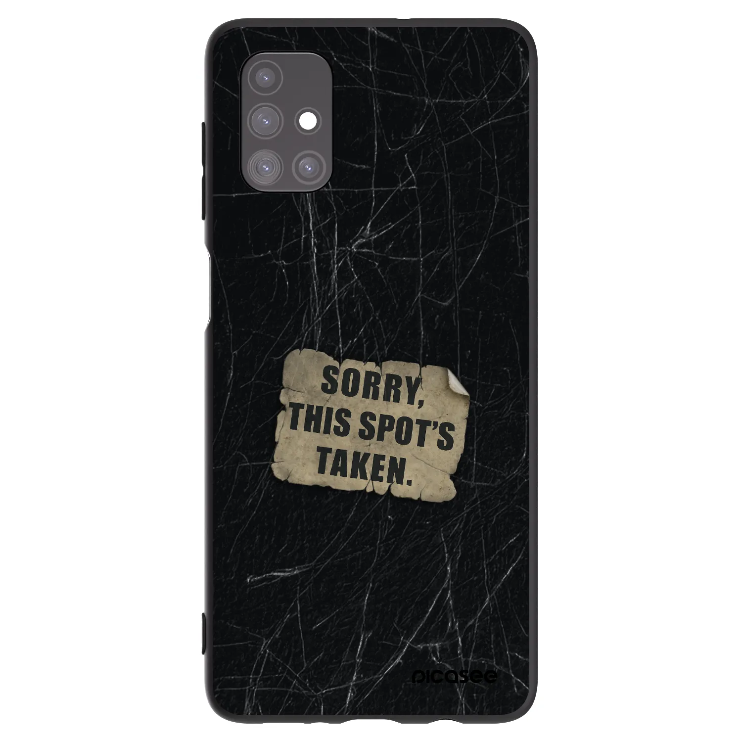 Picasee husă neagră din silicon pentru Samsung Galaxy M51 M515F - SORRY