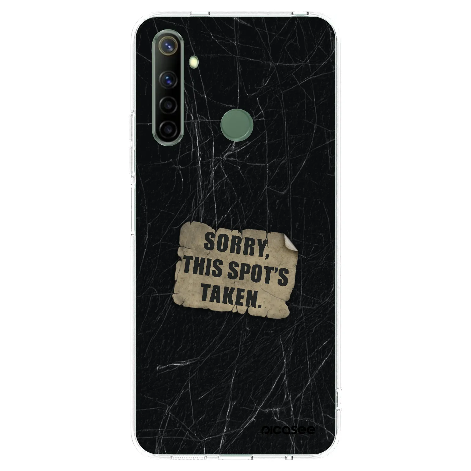 Picasee husă transparentă din silicon pentru Realme 6i - SORRY
