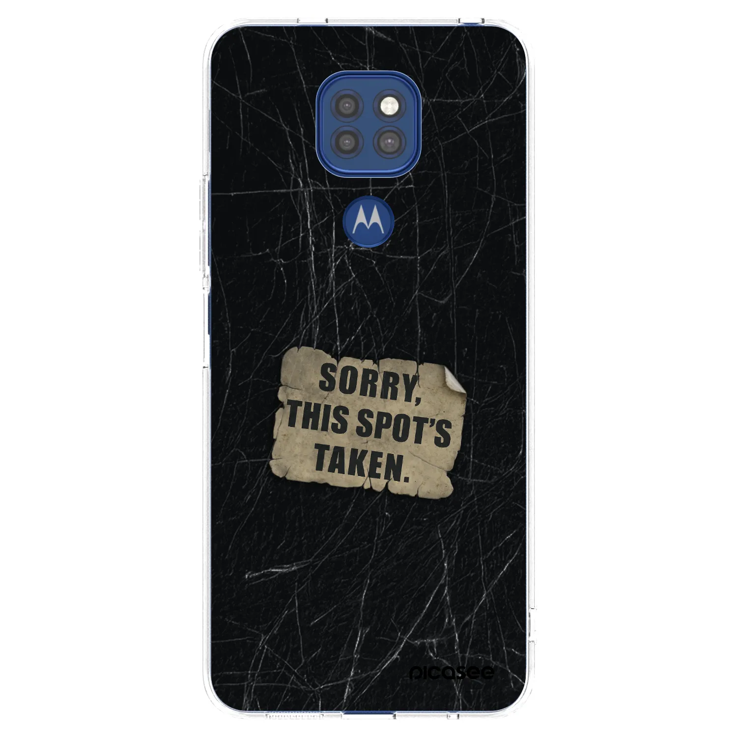 Picasee husă transparentă din silicon pentru Motorola Moto G9 Play - SORRY