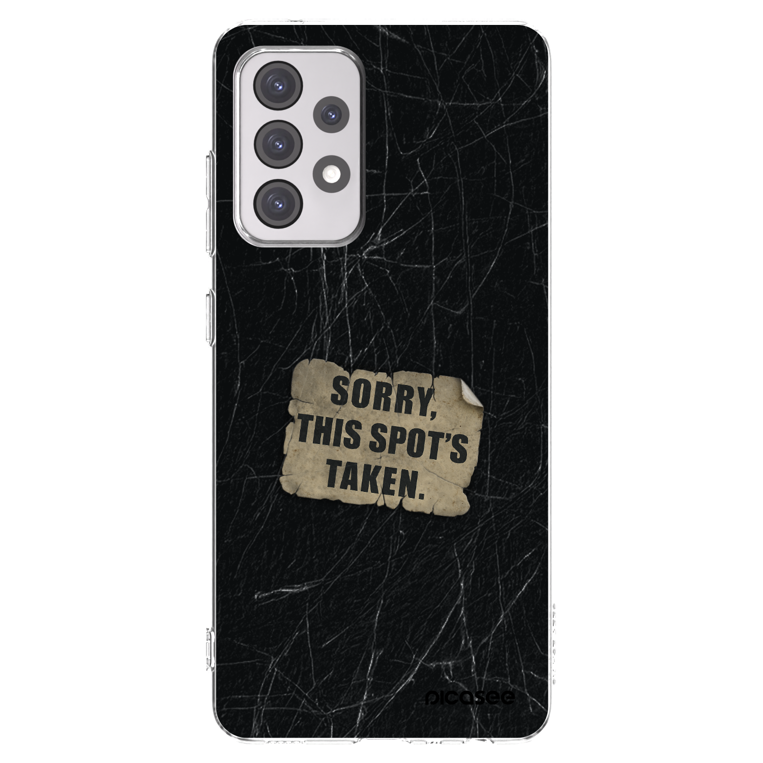 Picasee husă transparentă din silicon pentru Samsung Galaxy A52 5G A525F - SORRY