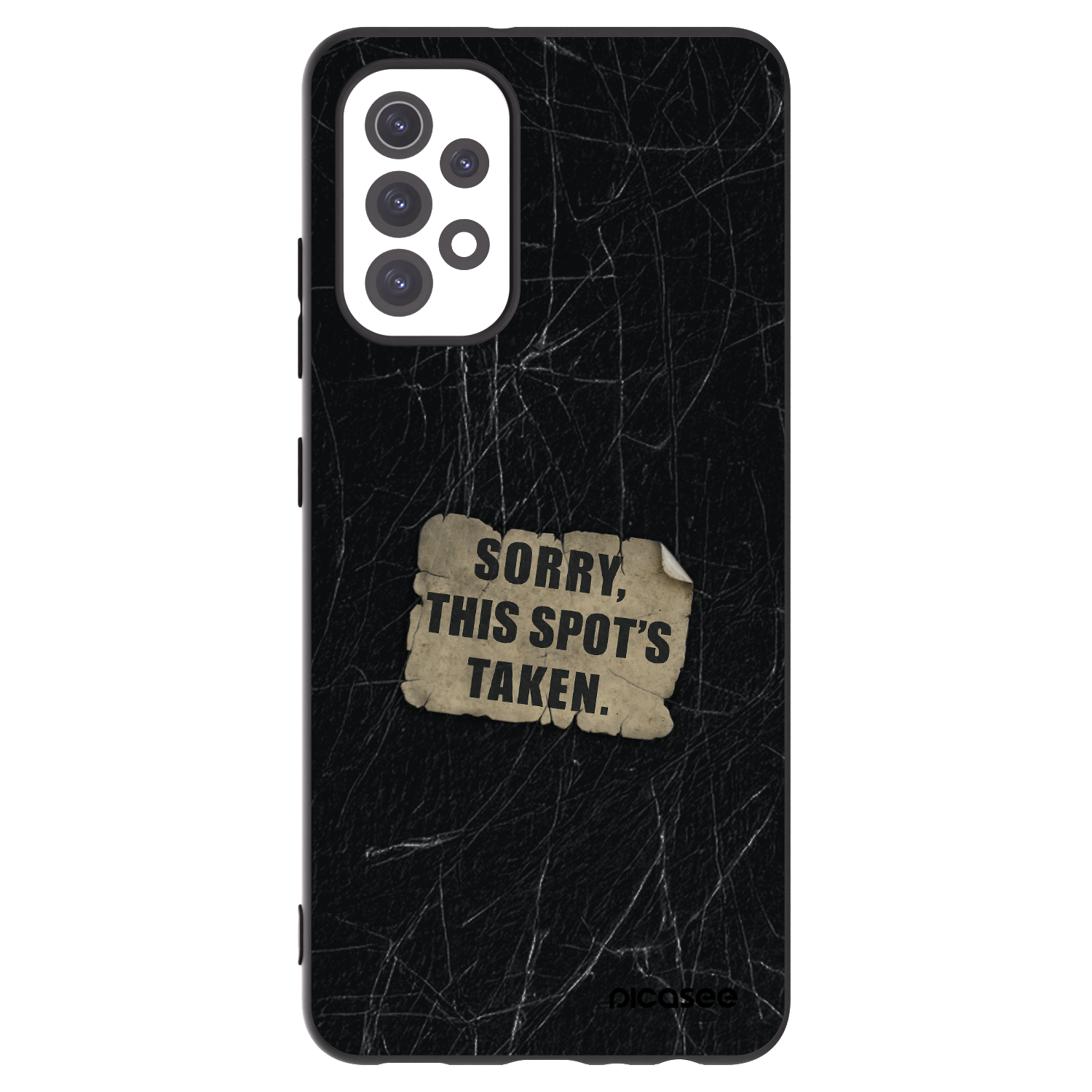 Picasee husă neagră din silicon pentru Samsung Galaxy A32 5G A326B - SORRY