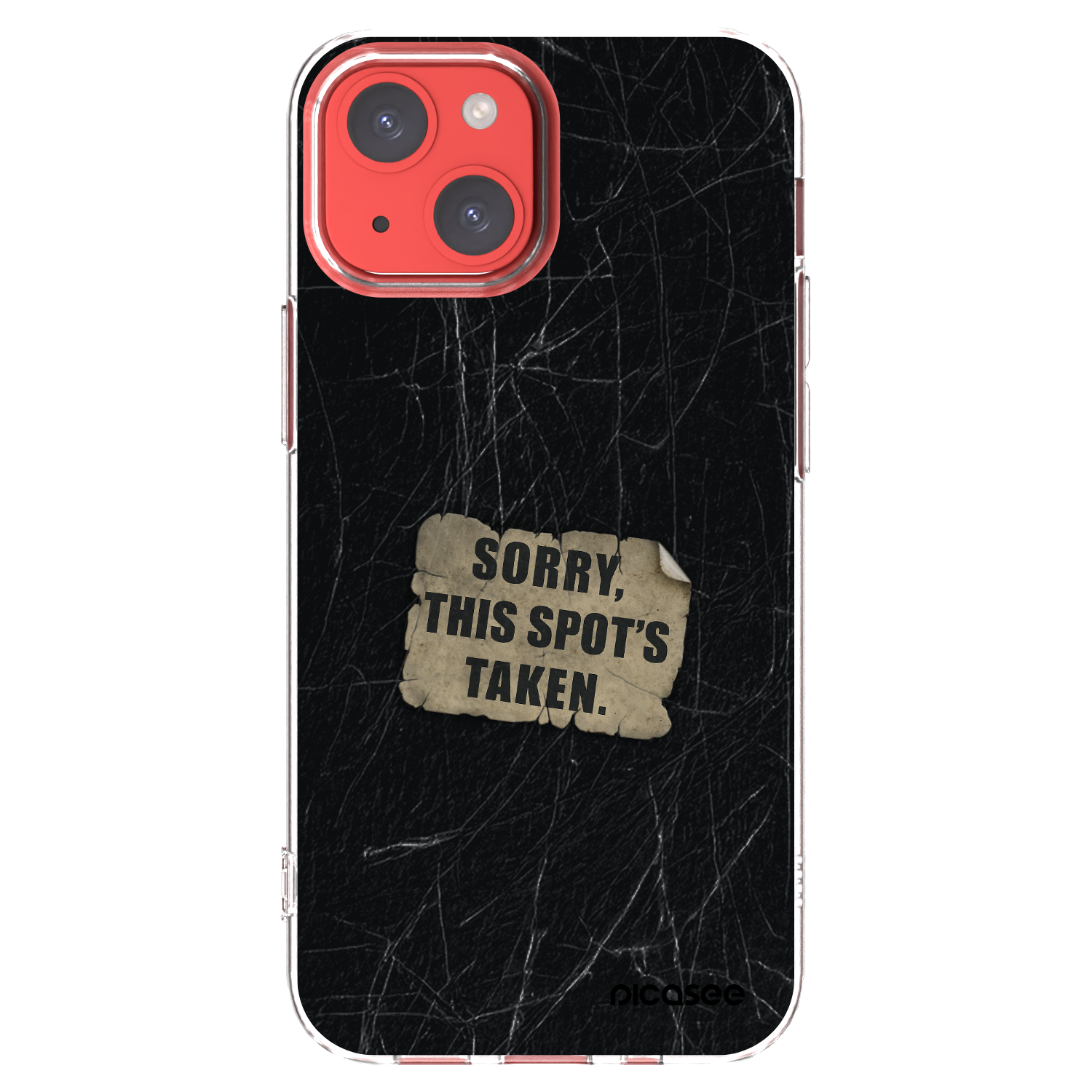 Picasee husă transparentă din silicon pentru Apple iPhone 13 mini - SORRY