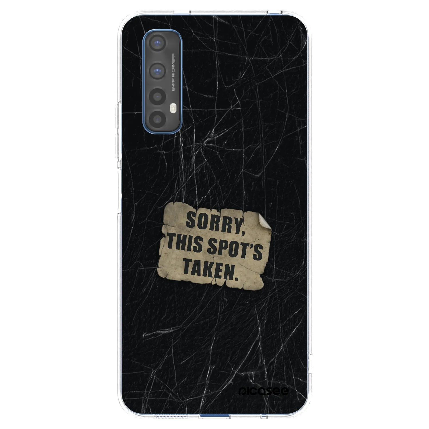 Picasee husă transparentă din silicon pentru Realme 7 - SORRY