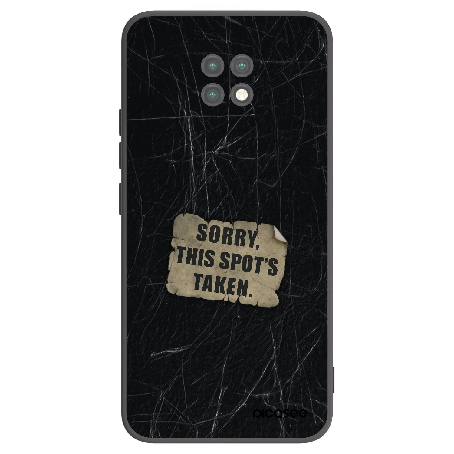 Picasee husă neagră din silicon pentru Xiaomi Redmi Note 9T - SORRY