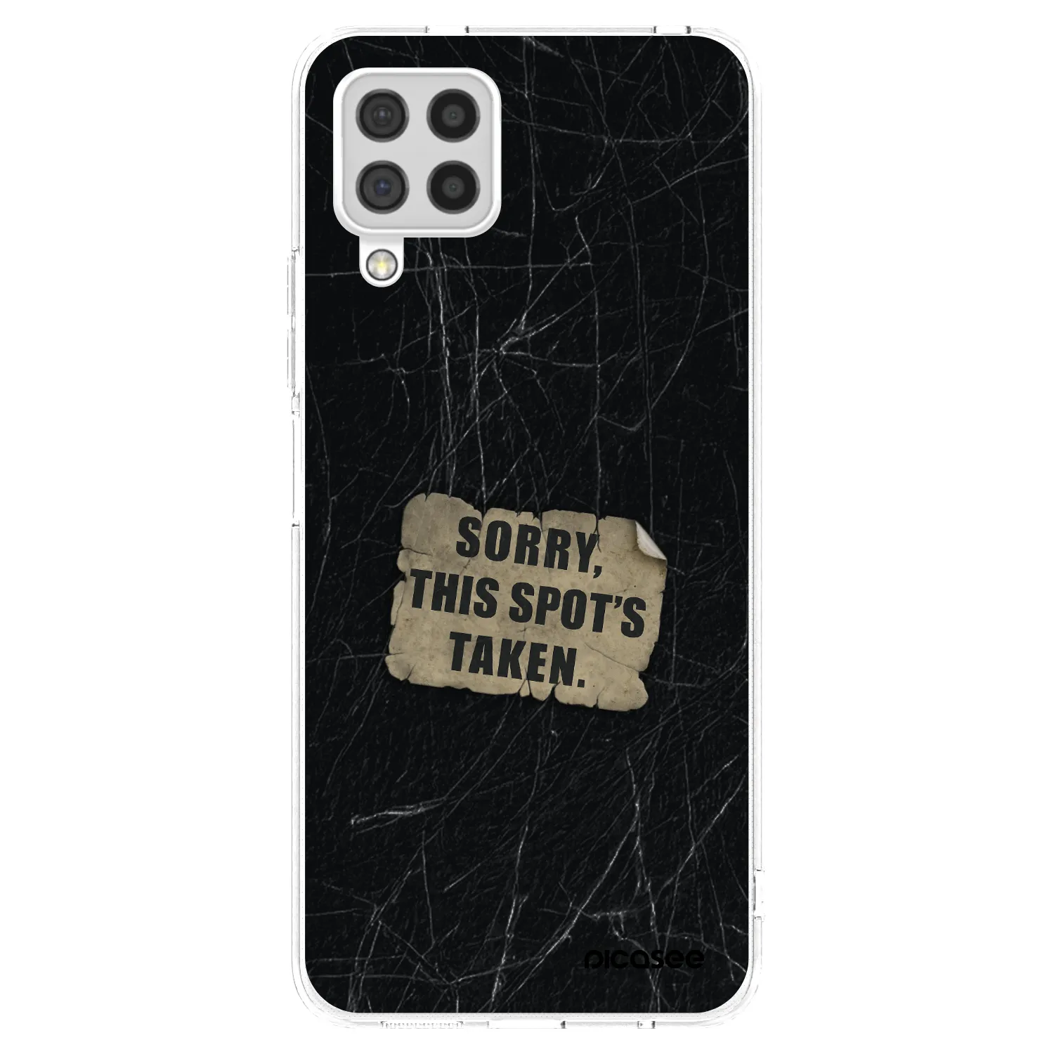 Picasee husă transparentă din silicon pentru Samsung Galaxy A22 A225F 4G - SORRY