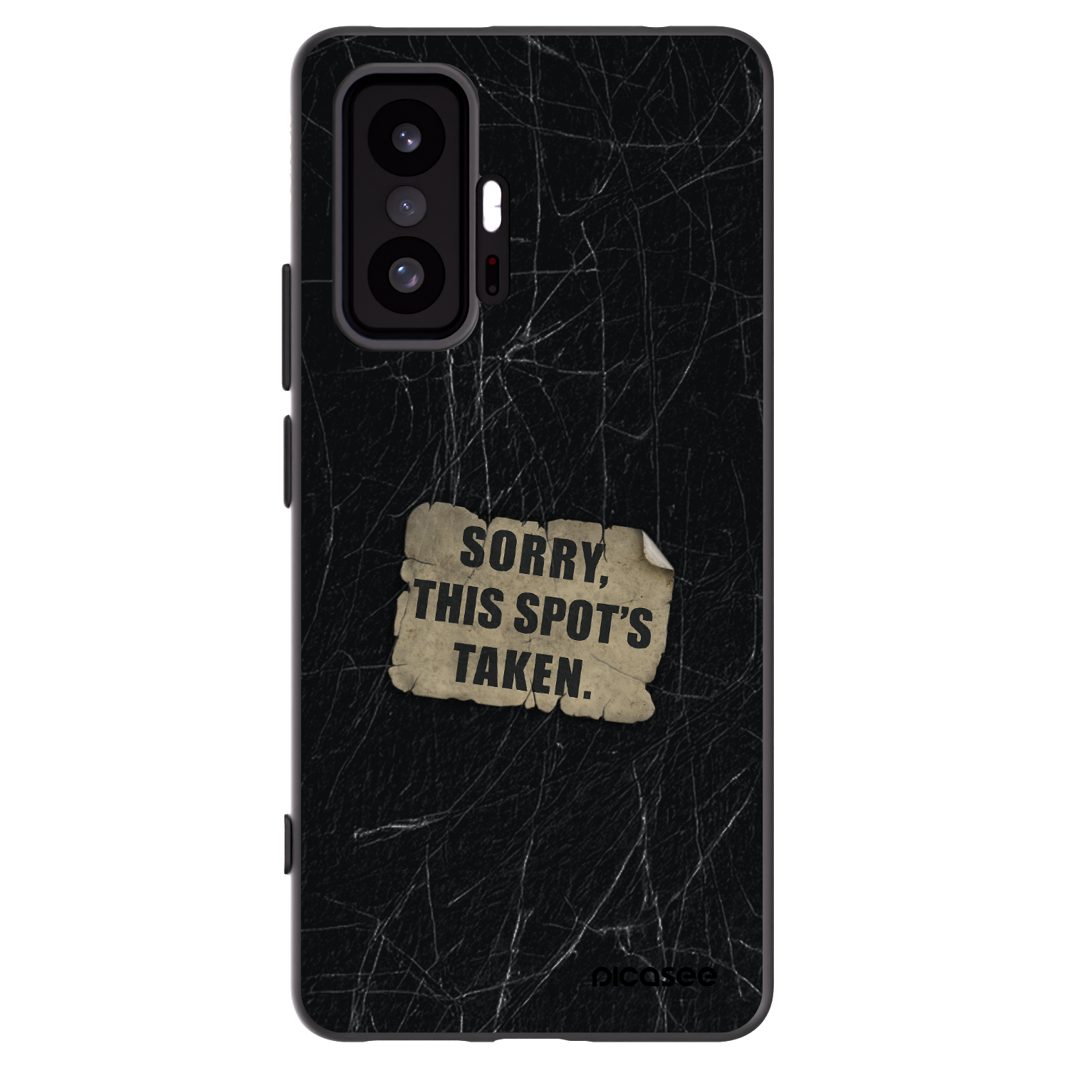 Picasee husă neagră din silicon pentru Xiaomi 11T Pro - SORRY