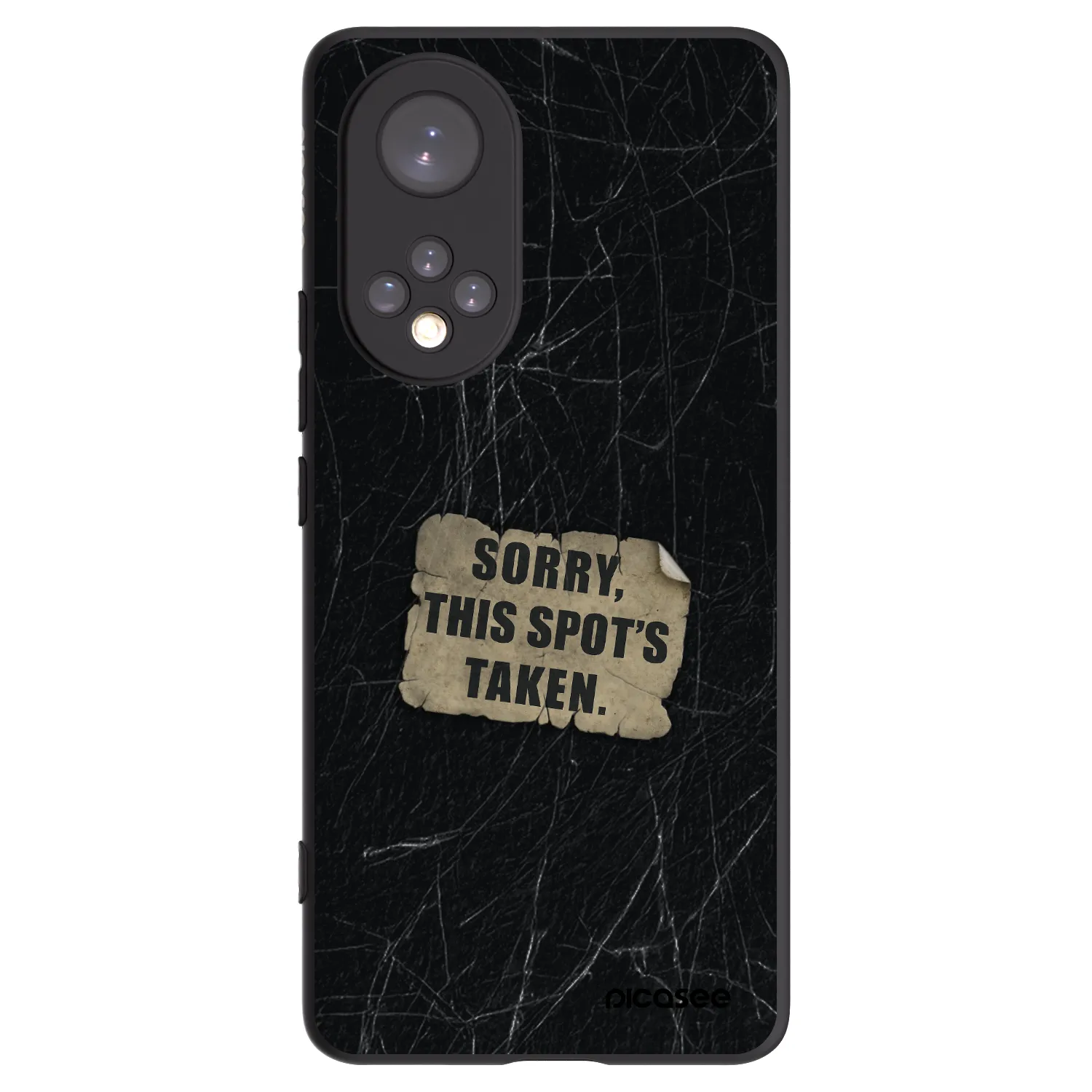 Picasee husă neagră din silicon pentru Huawei Nova 9 - SORRY