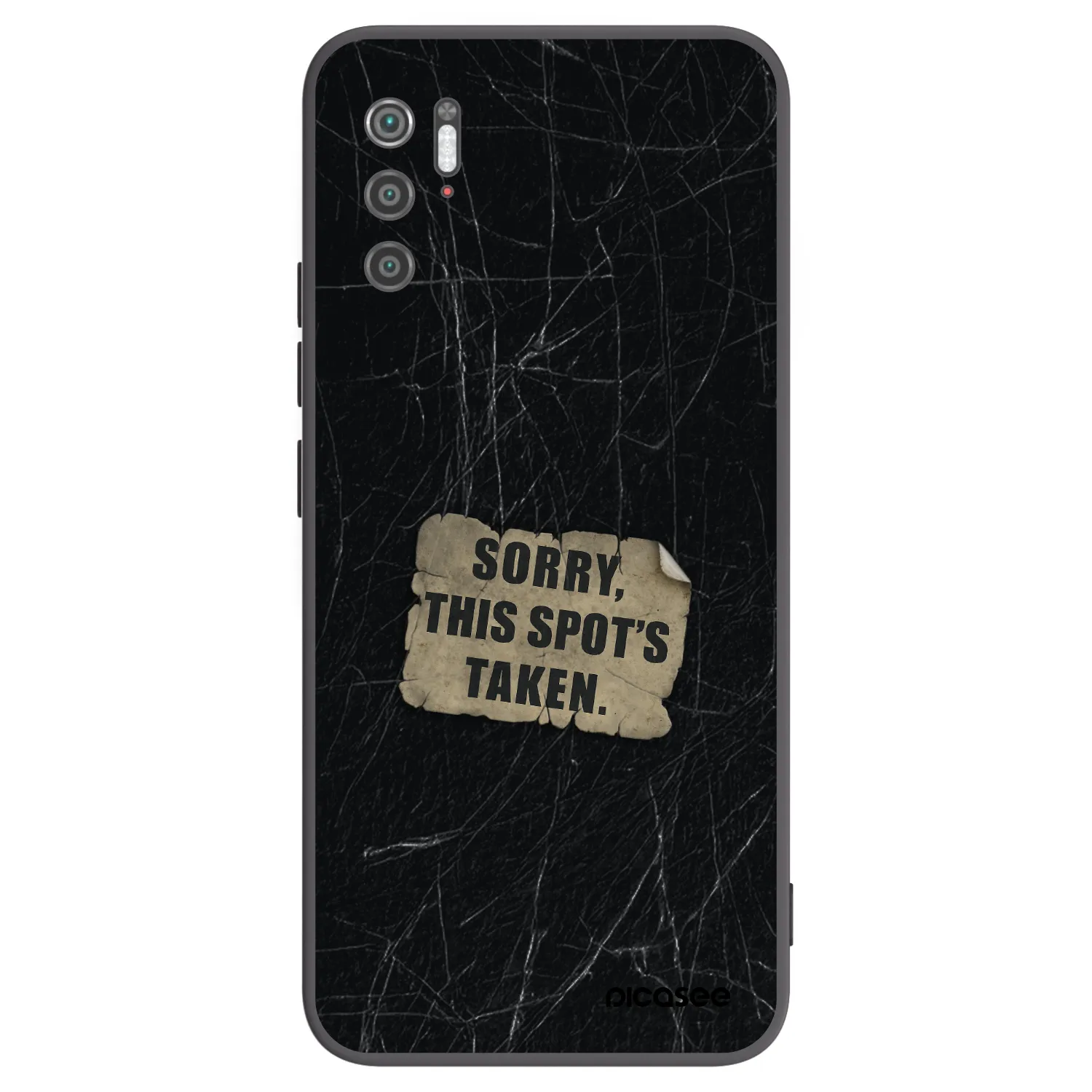 Picasee husă neagră din silicon pentru Xiaomi Poco M3 Pro 5G - SORRY