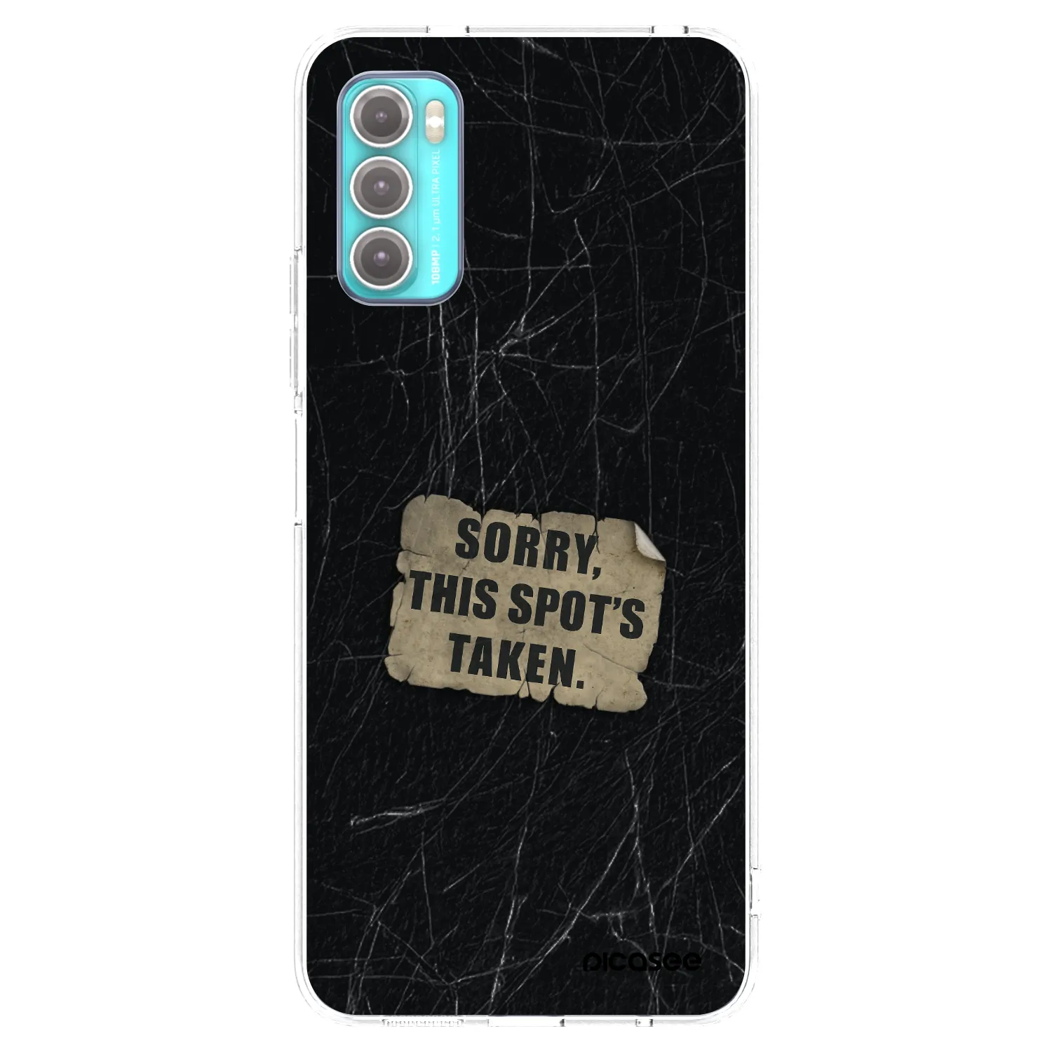 Picasee husă transparentă din silicon pentru Motorola Moto G60 - SORRY