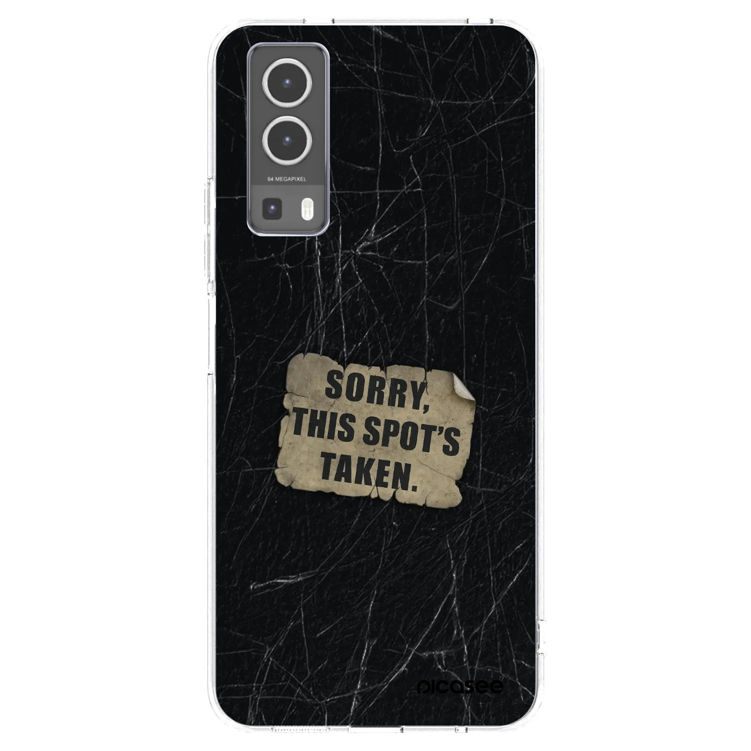 Picasee husă transparentă din silicon pentru Vivo Y72 5G - SORRY