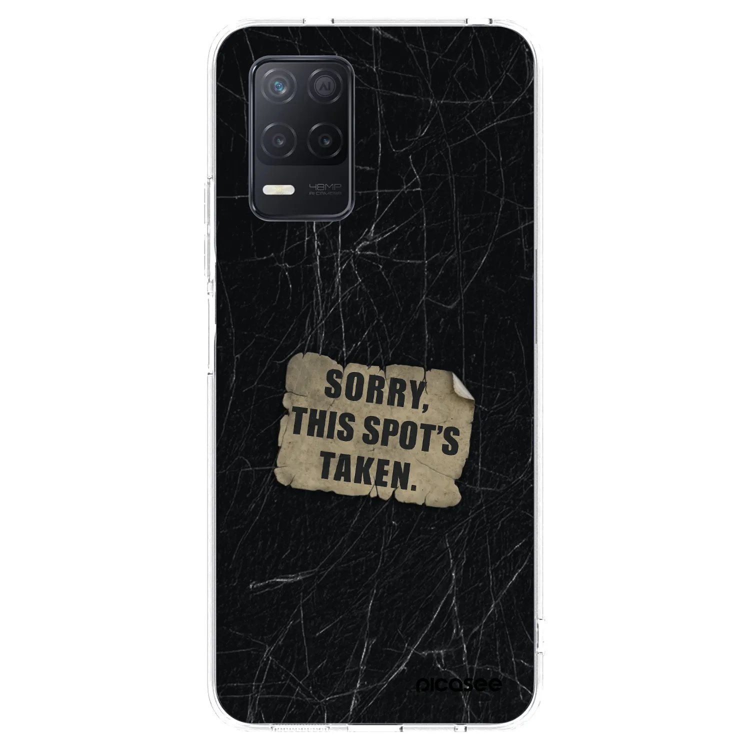 Picasee husă transparentă din silicon pentru Realme 8 5G - SORRY