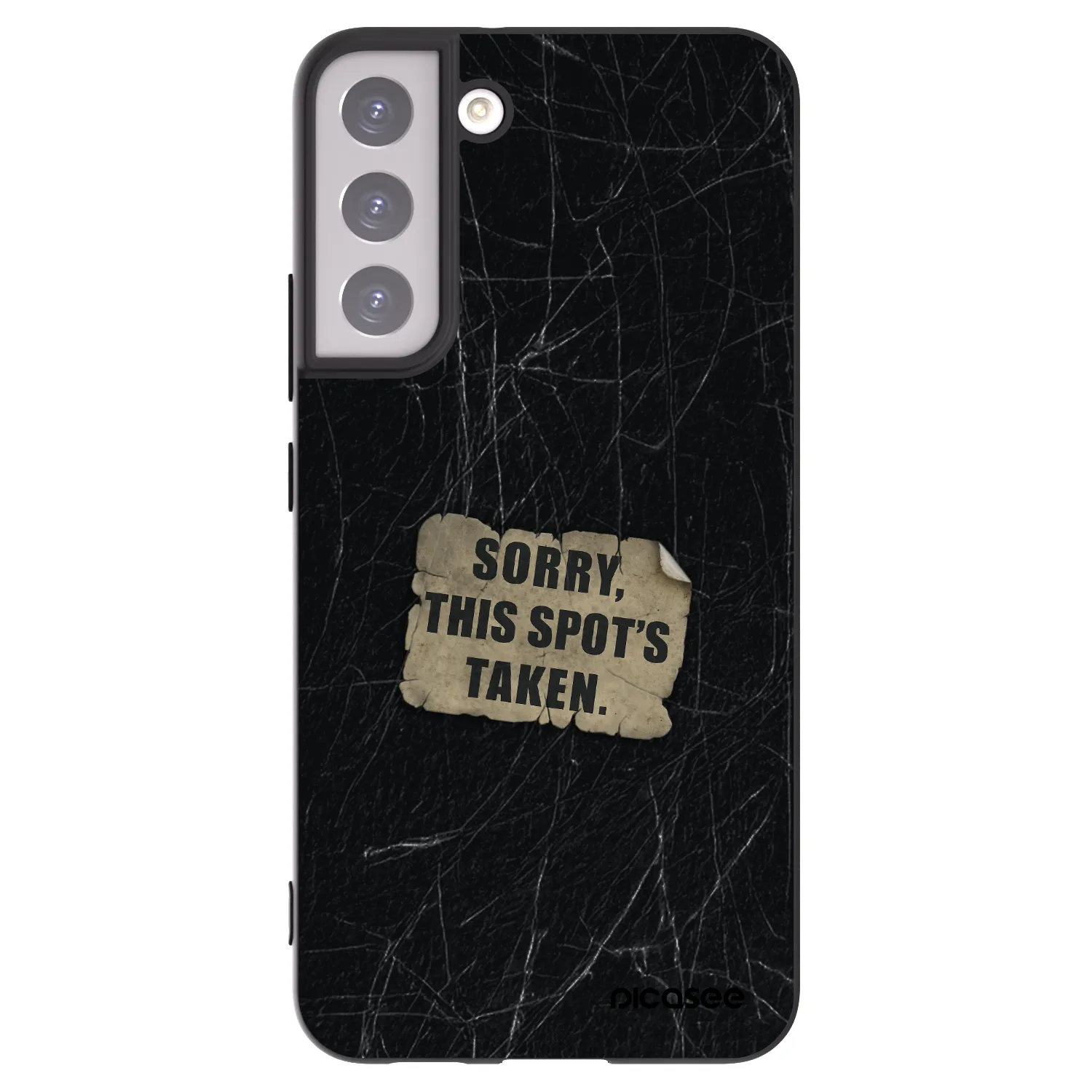 Picasee husă neagră din silicon pentru Samsung Galaxy S22+ 5G - SORRY