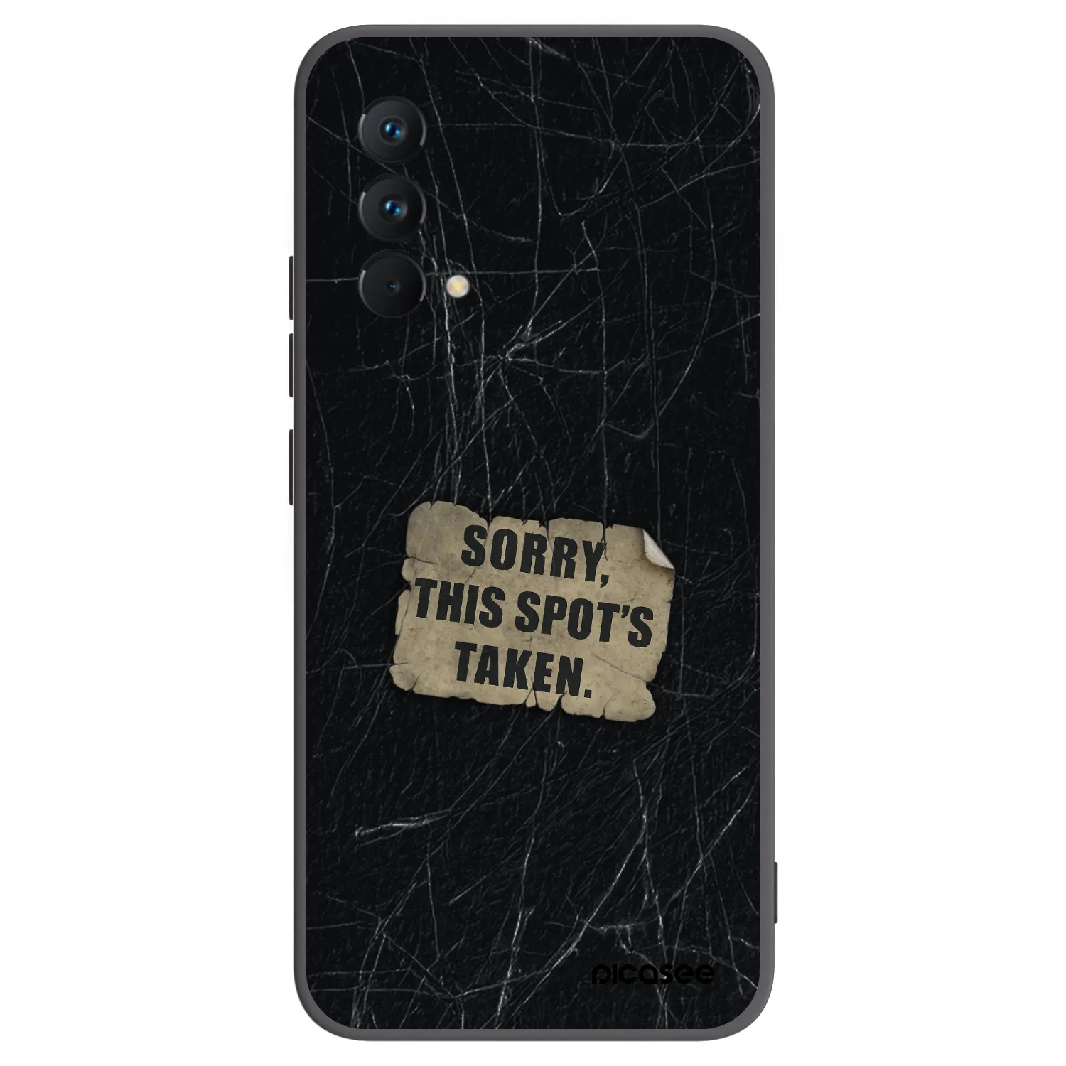 Picasee husă neagră din silicon pentru Realme GT Master Edition 5G - SORRY