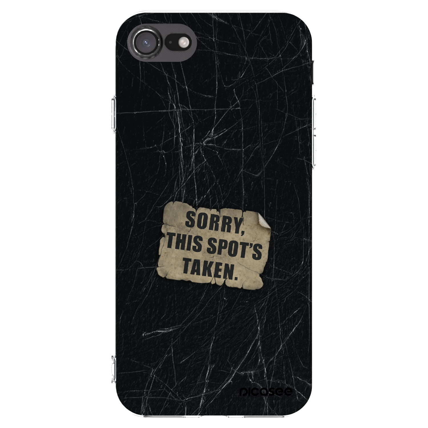 Picasee husă transparentă din silicon pentru Apple iPhone SE 2022 - SORRY