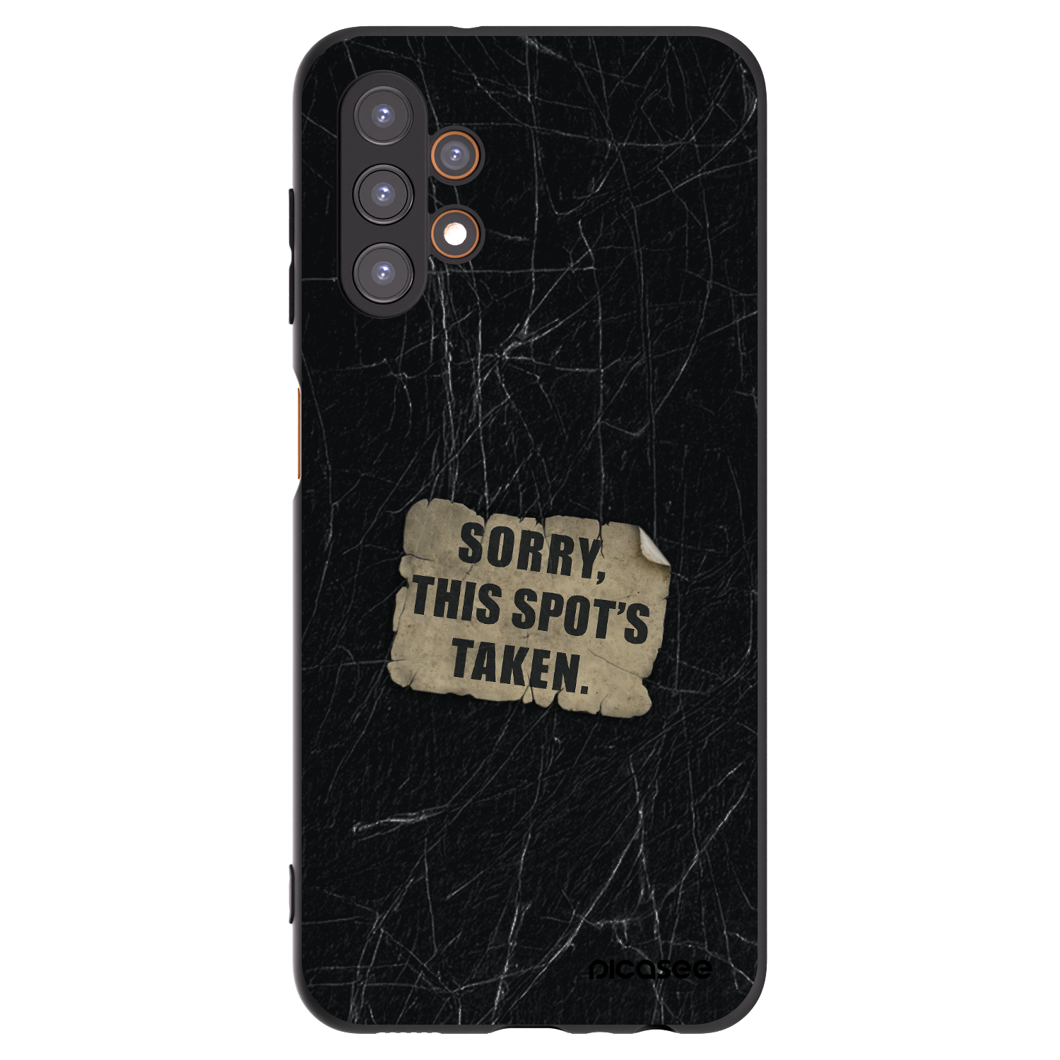 Picasee husă neagră din silicon pentru Samsung Galaxy A13 4G A135 - SORRY