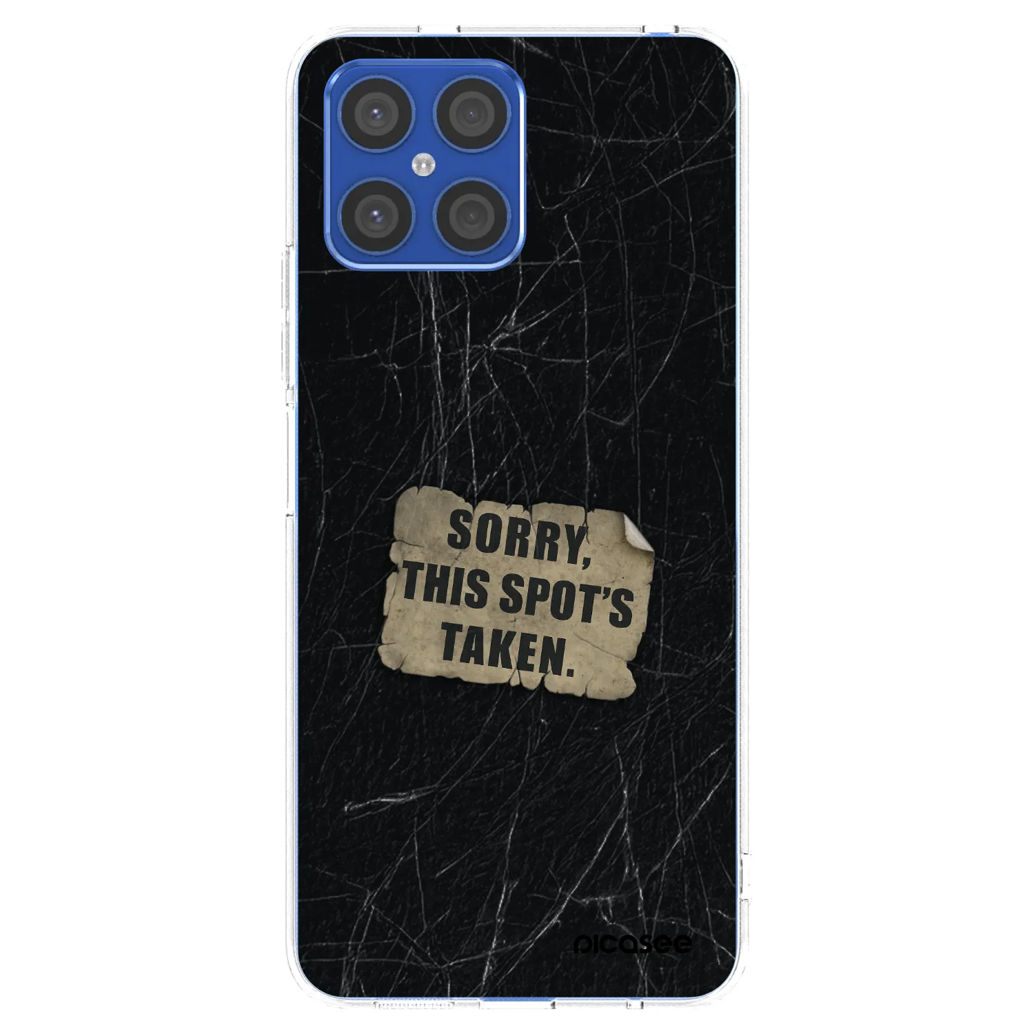 Picasee husă transparentă din silicon pentru Honor X8 4G - SORRY