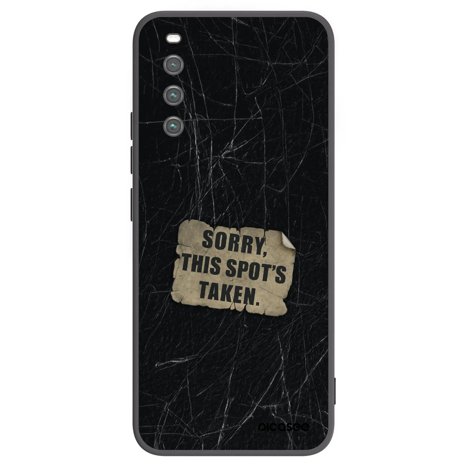 Picasee husă neagră din silicon pentru Sony Xperia 10 IV 5G - SORRY