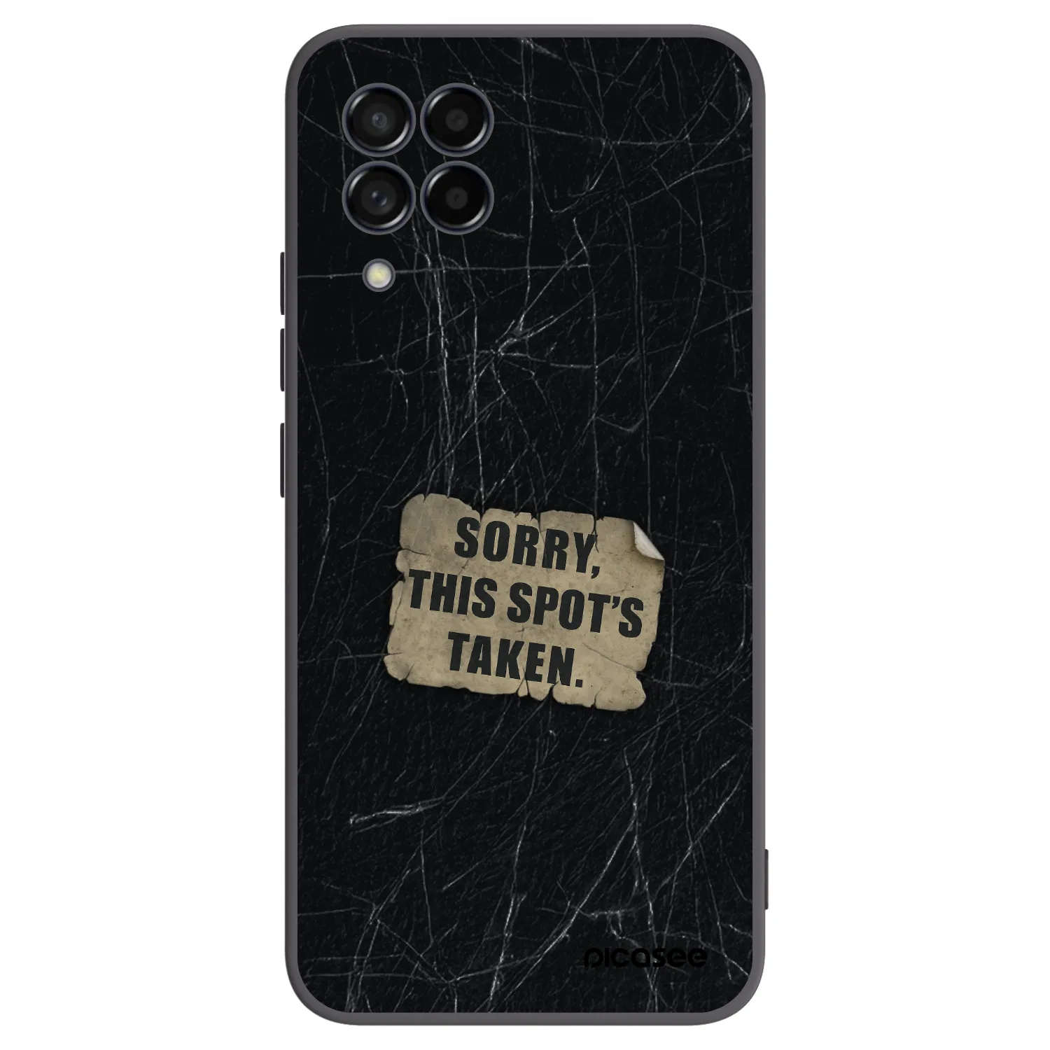 Picasee husă neagră din silicon pentru Samsung Galaxy M53 5G - SORRY
