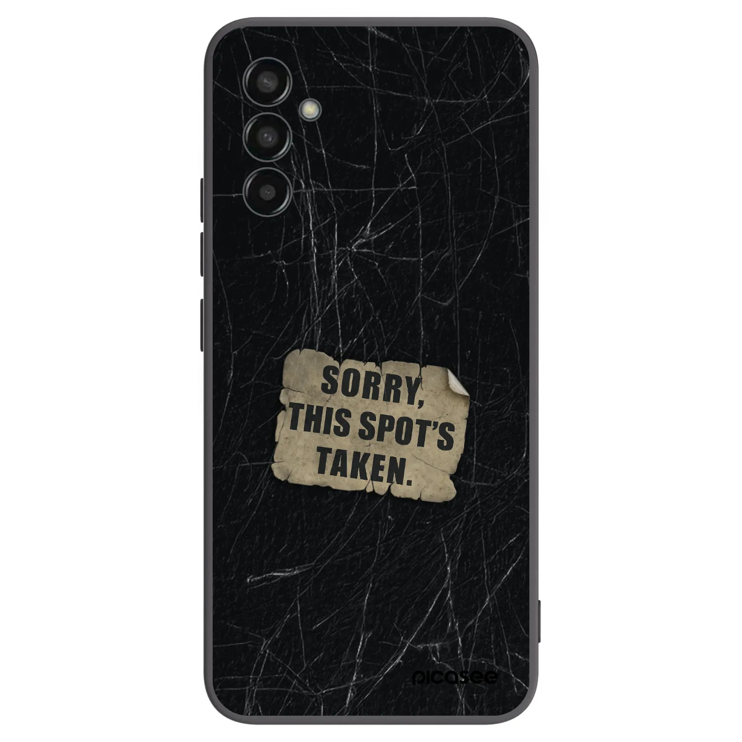Picasee husă neagră din silicon pentru Samsung Galaxy M13 M135F - SORRY