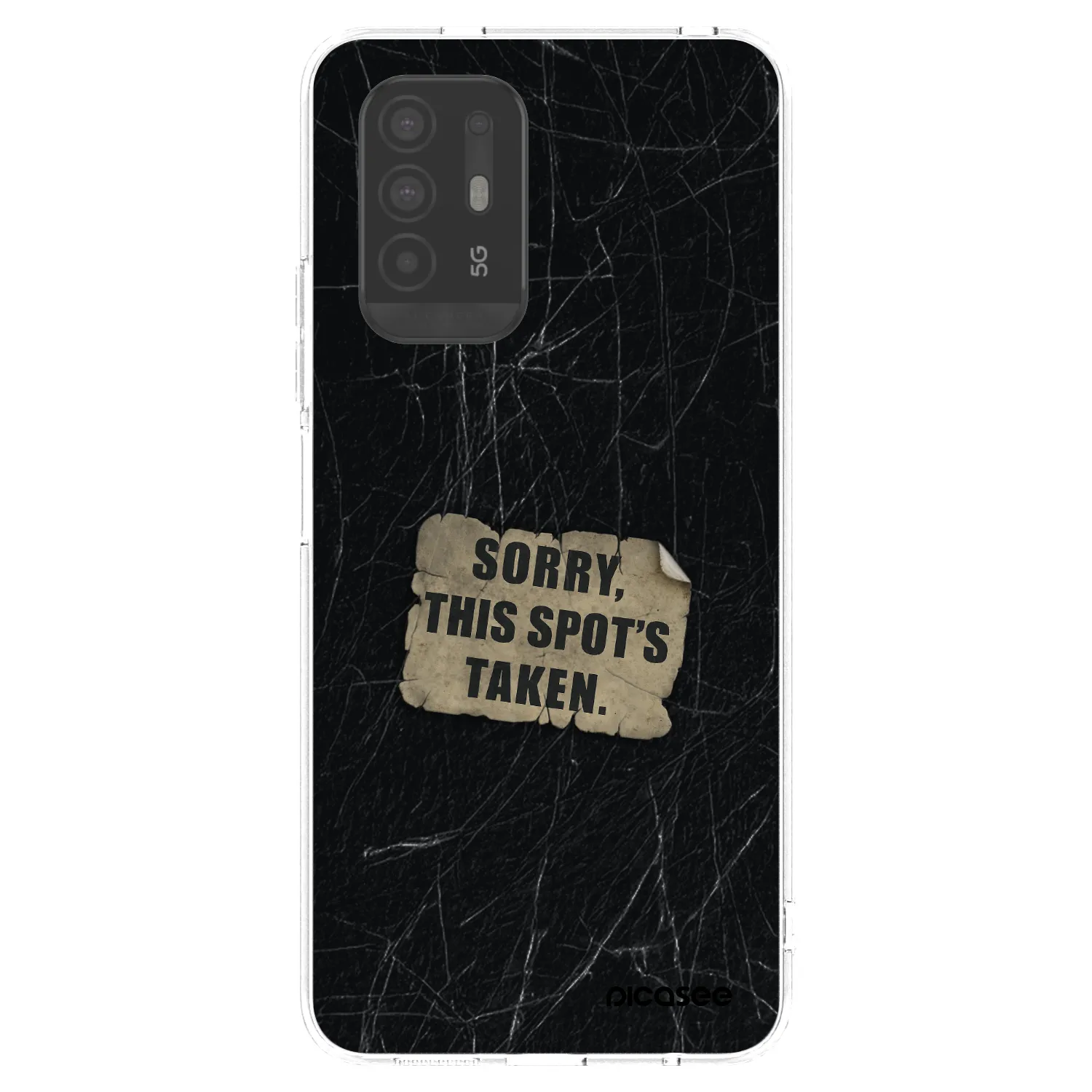Picasee husă transparentă din silicon pentru OPPO A94 5G - SORRY
