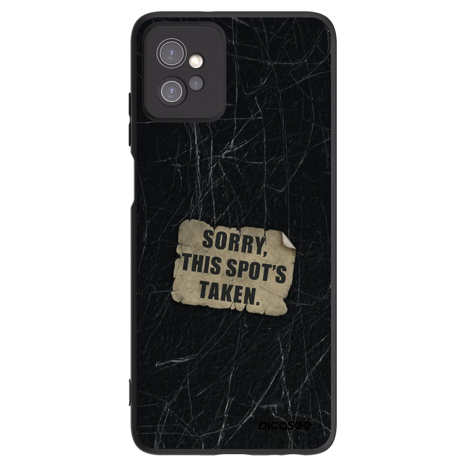 Picasee husă neagră din silicon pentru Motorola Moto G32 - SORRY
