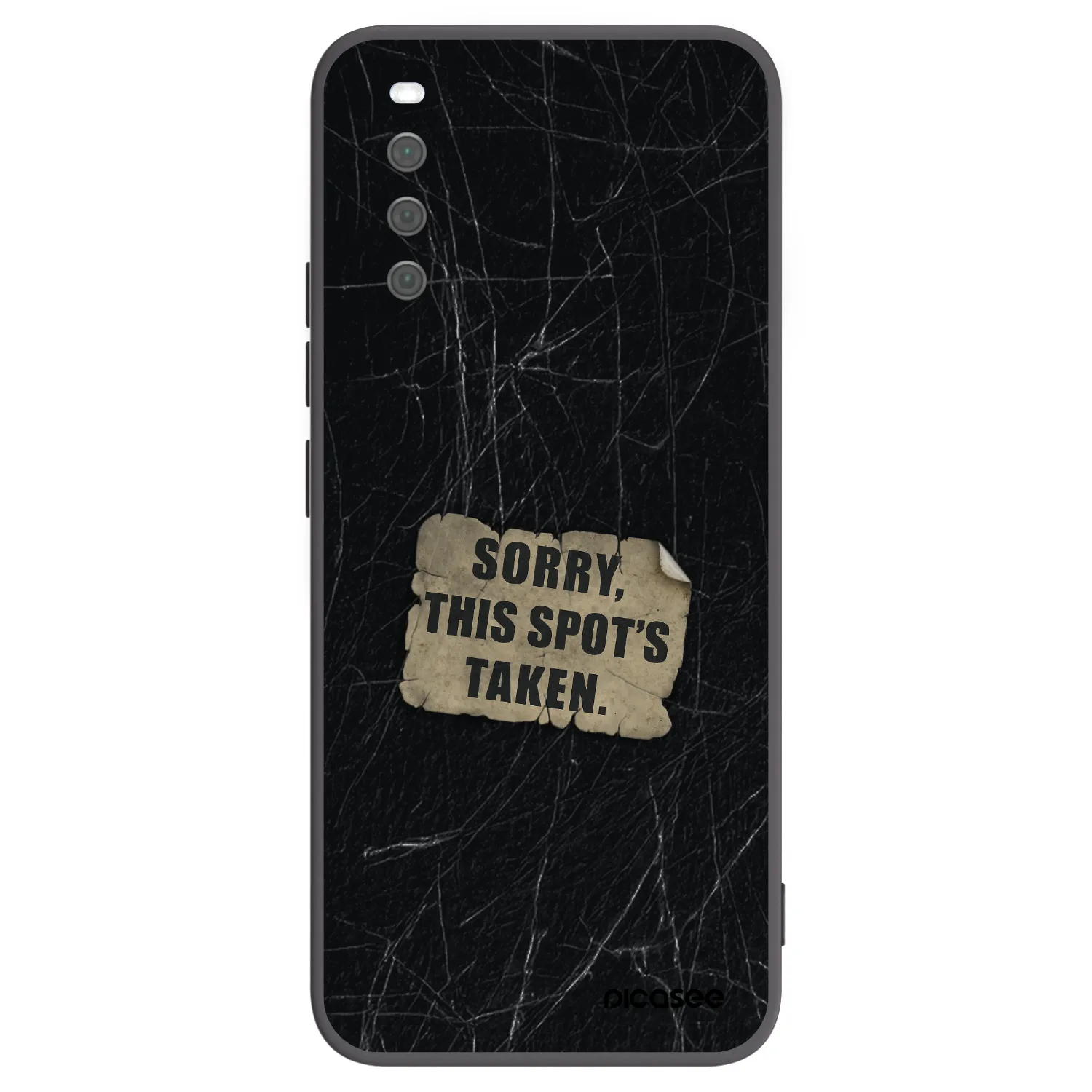 Picasee husă neagră din silicon pentru Sony Xperia 10 III - SORRY